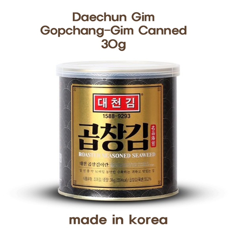 Daechun Gim 's Gopchang-kim đóng hộp Gim 30g sản xuất tại Hàn Quốc, quà tặng