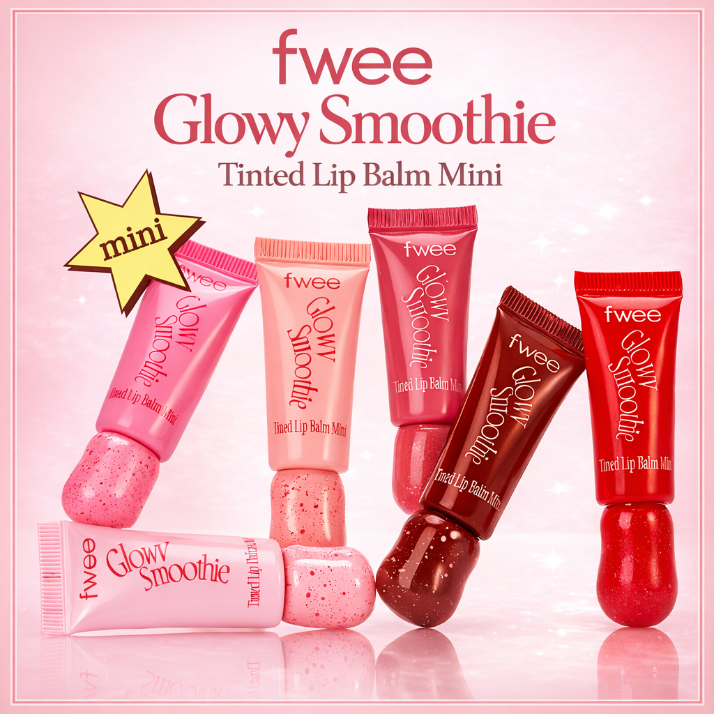 [Fwee] Son dưỡng môi màu Glowy Smoothie Mini 5g 6 sắc thái