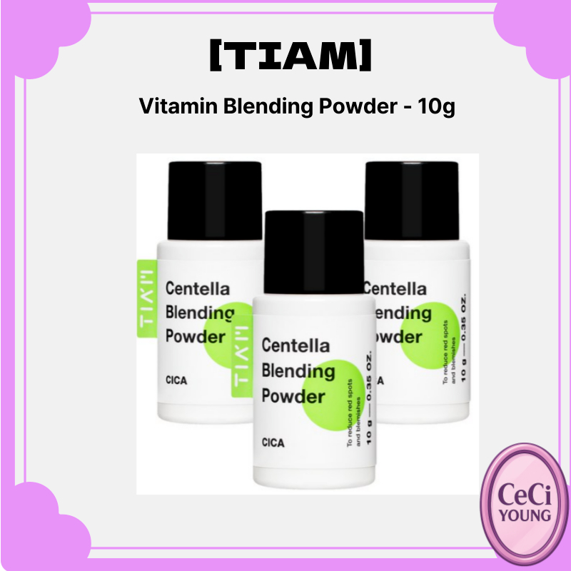 [TIAM] Bột pha trộn Centella - 10g / Bột pha trộn Hàn Quốc / xay mịn / Chính hãng 100% của CeCiYOUNG