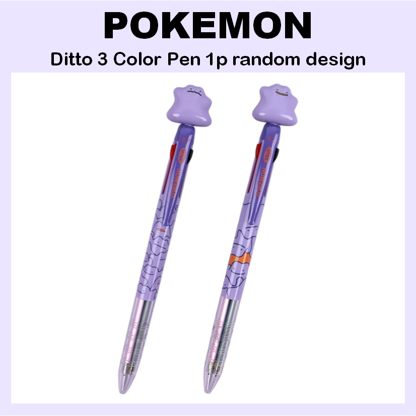 [POKEMON] Bút 3 màu Ditto 1p thiết kế ngẫu nhiên