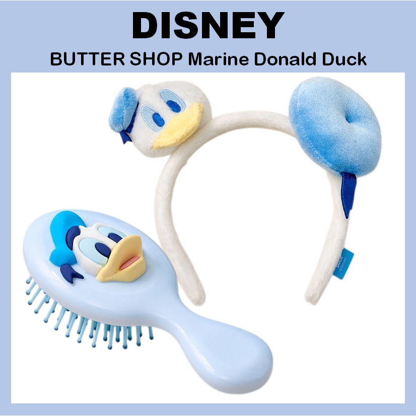 [DISNEY] BUTTER SHOP Marine Donald Duck (Bàn chải tóc / Dây buộc tóc)