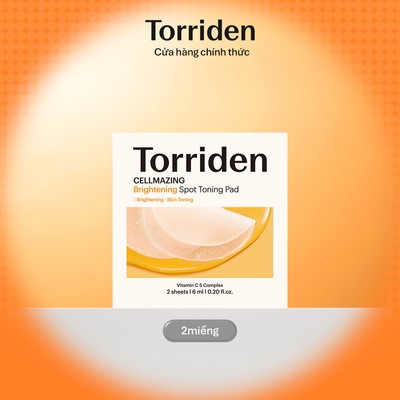 [Hàng Tặng Kèm Không Bán] Torriden Spot Toning Pad Trắng sáng da CELLMAZING 2 miếng, Toner pad