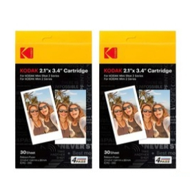 [Kodak] Hộp Phim Mini Shot Độc Quyền 4PASS 2.1 x 3.4 Inch 30 Tờ | 60 tờ - Bộ máy in ảnh tức thì