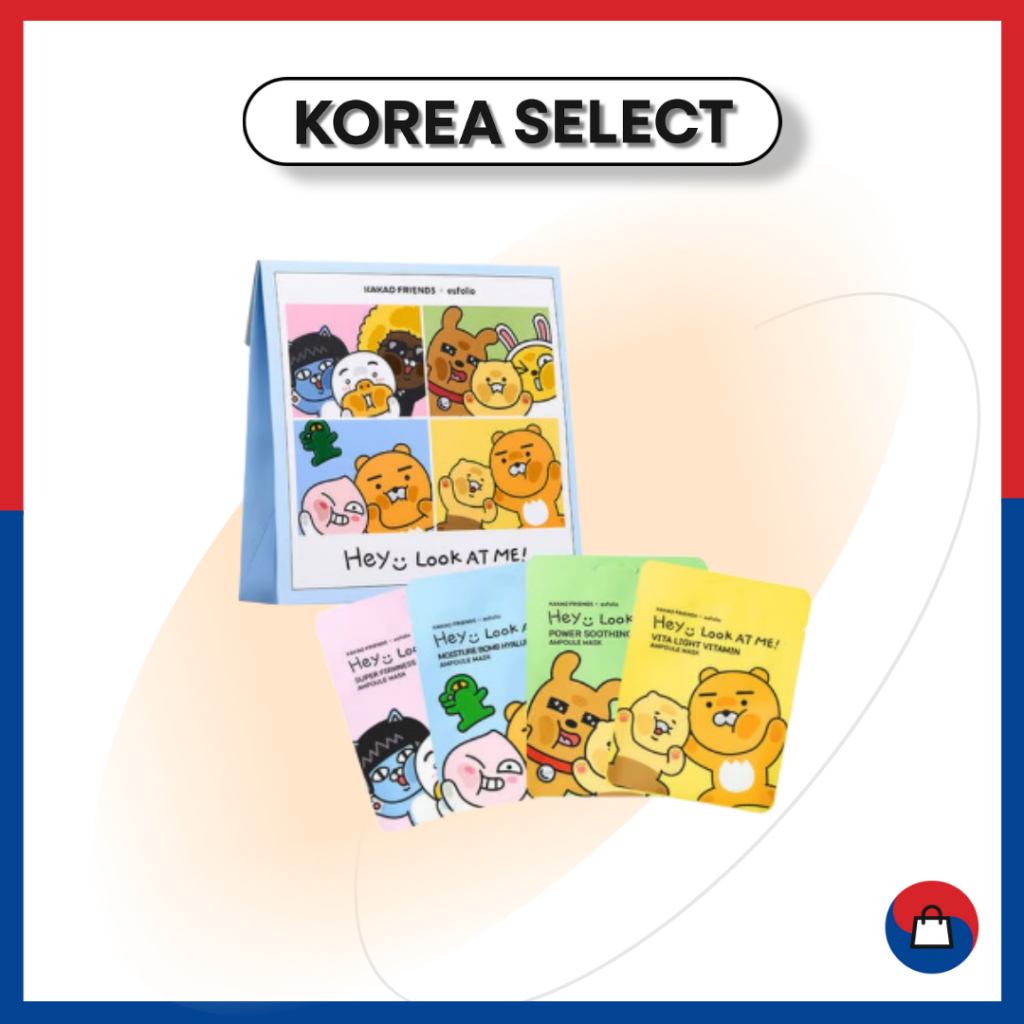 [ESFOLIO X KAKAO FRIENDS] Mặt nạ Ampoule Look At Me (8ea)