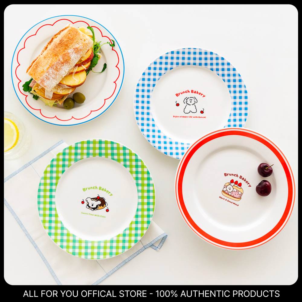 [ROMANE] Tấm tròn bằng gốm BRUNCH BROTHER