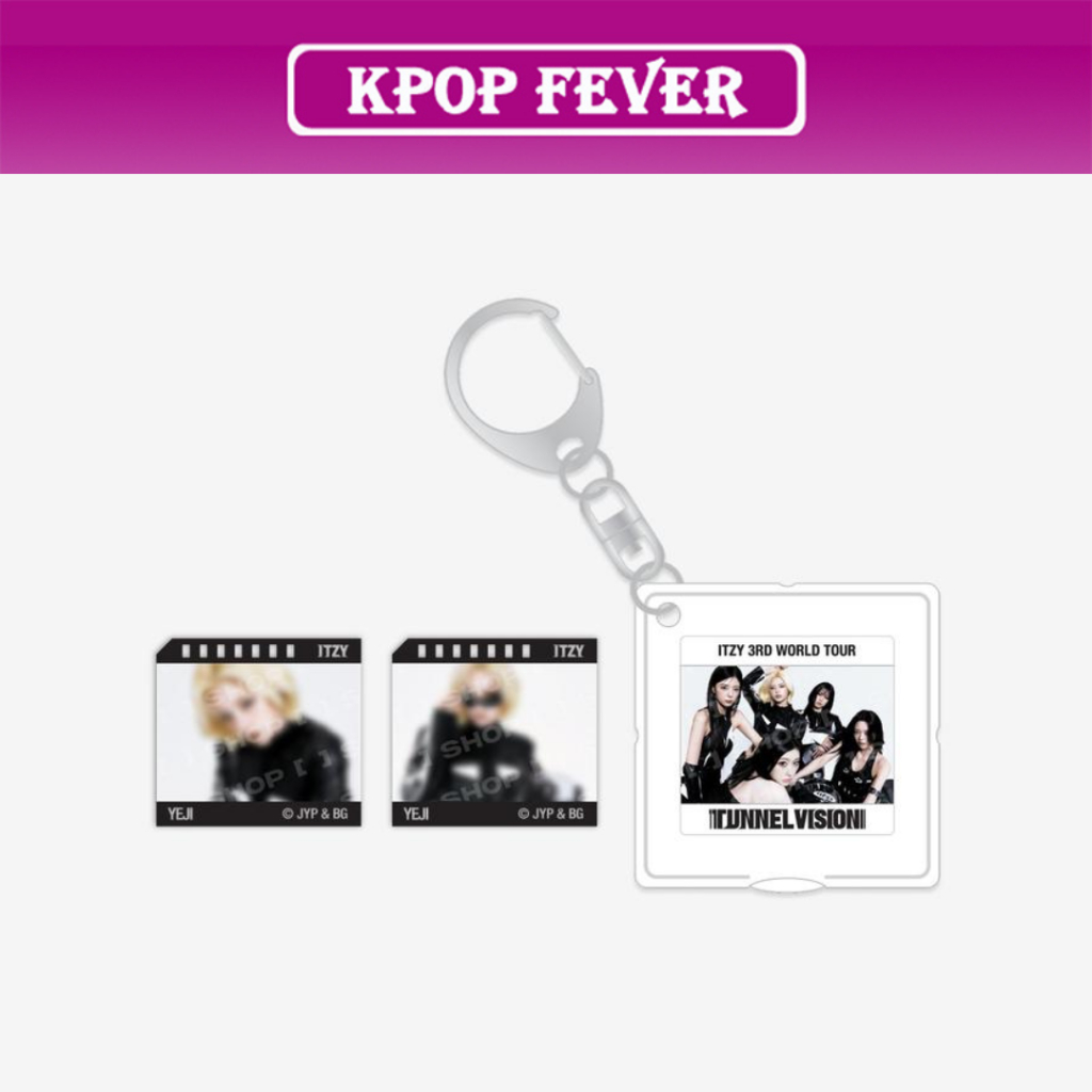ITZY [TUNNEL VISION] Tour MD / PHOTO SLIDE KEYRING