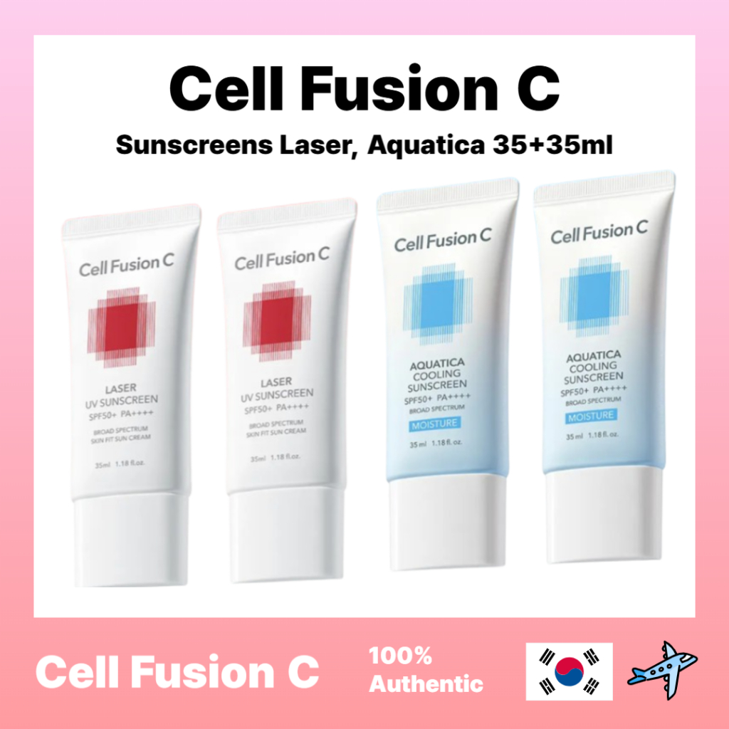 Kem chống nắng Cell Fusion C Laser 35 + 35ml, Aquatica 35 + 35ml