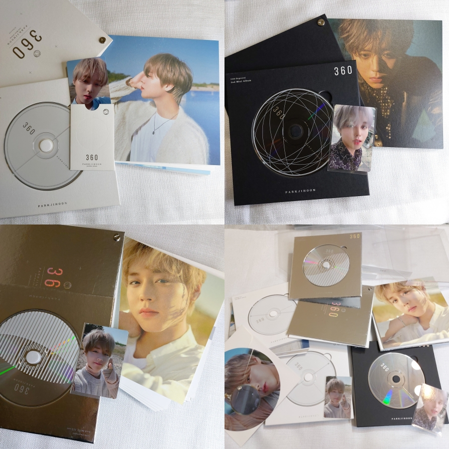 Park JiHoon 360 | Album kín (1 Photocard) / Album mở
