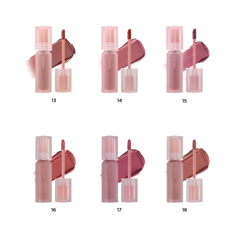 [PERIPERA - MÀU MỚI] OVER BLUR TINT | Hoàn thiện mờ | Phấn má hồng | Trên môi 3,5g | BigBuy360 - bigbuy360.vn