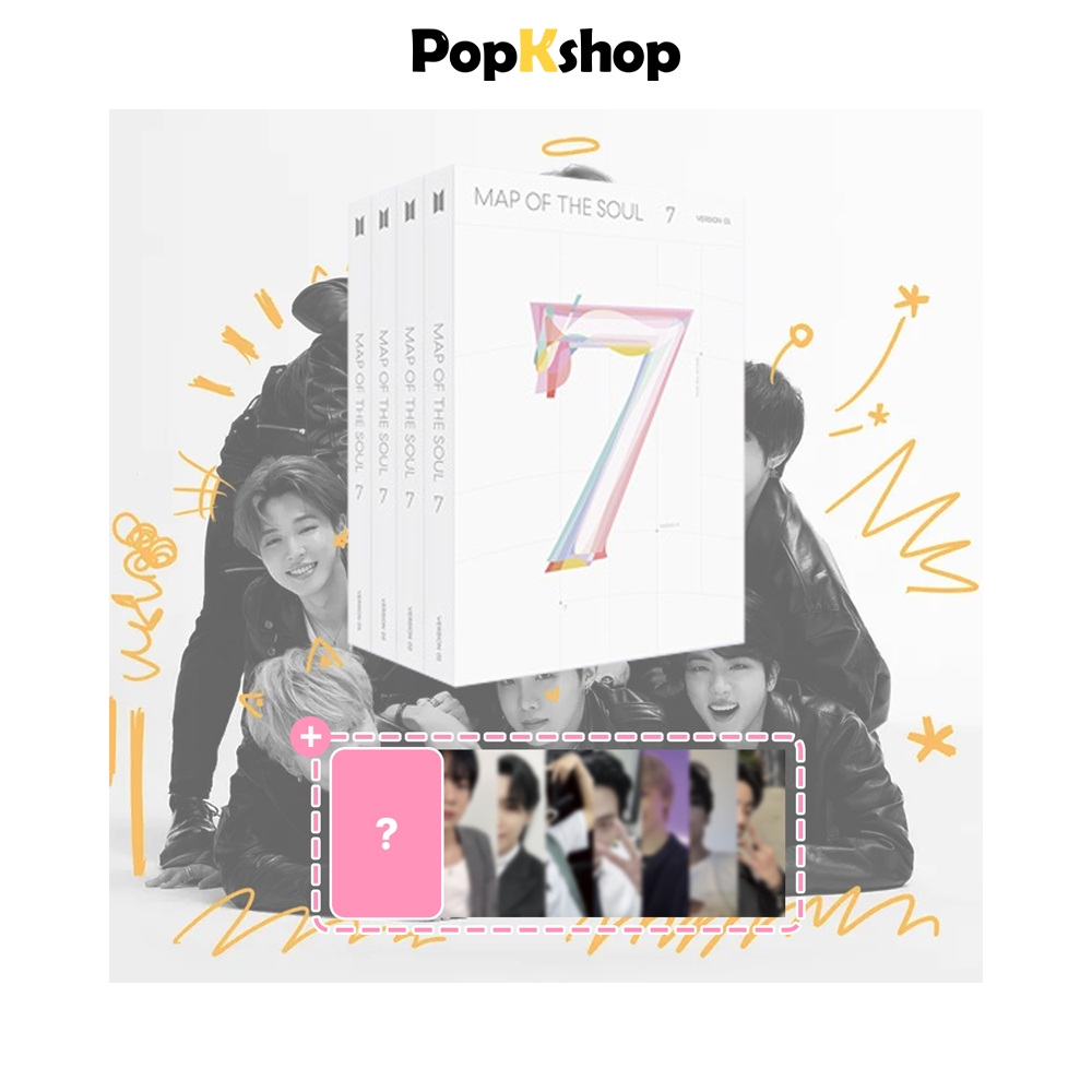 [QUÀ TẶNG] BTS 4th Studio Album [ MAP OF THE SOUL : 7 ]