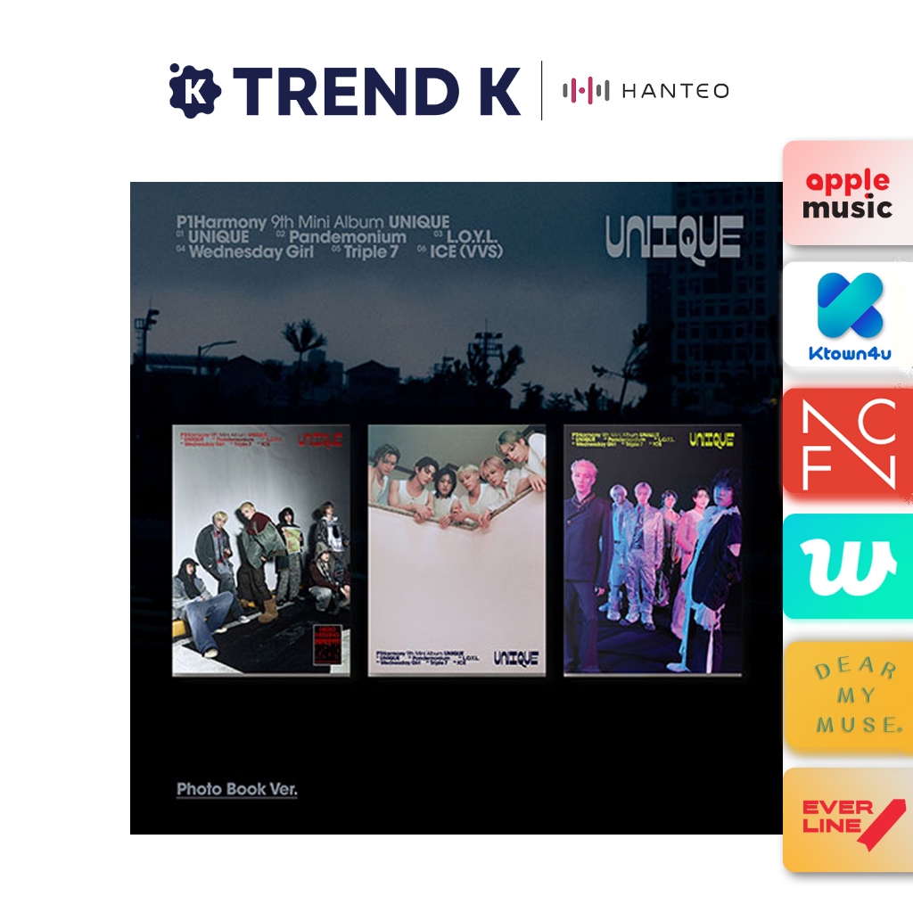 P1Harmony - 9th Mini Album [UNIQUE] (Photobook Ver.)