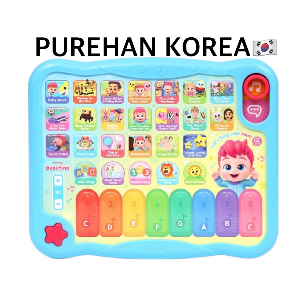 [BEBEFINN] miếng đệm mẹ bài hát tiếng Anh đồ chơi máy tính bảng học tập