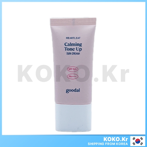 GOODAL Calming Tone Up / Heartleaf Soothing Moisture Sun Cream 25ml kèm FREEBIES