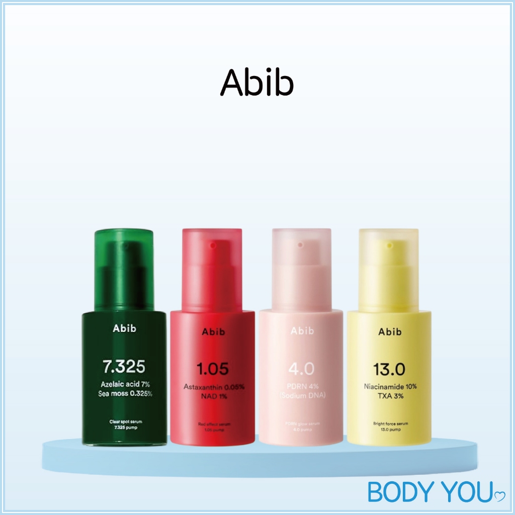 [Abib] (MỚI) Bộ sưu tập Serum bơm | Bright Force, Clear Spot, Serum phát sáng PDRN