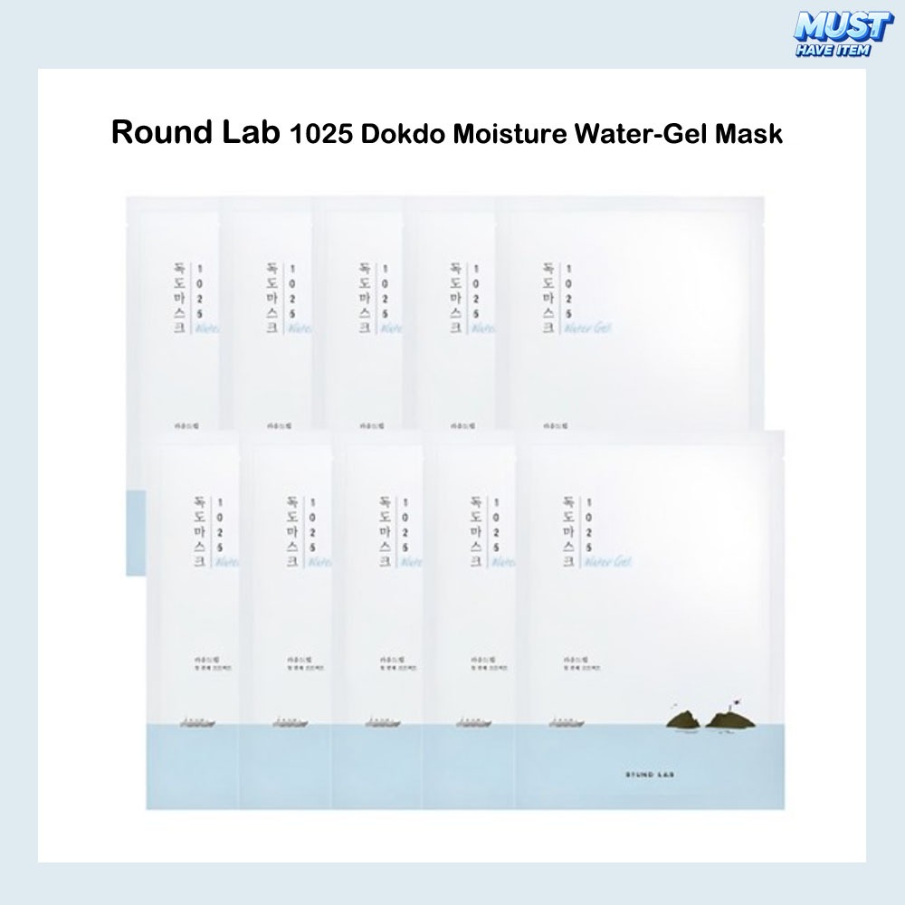 Round Lab 1025 Dokdo Moisture Water-Gel Mask 30ml x 10 tờ
