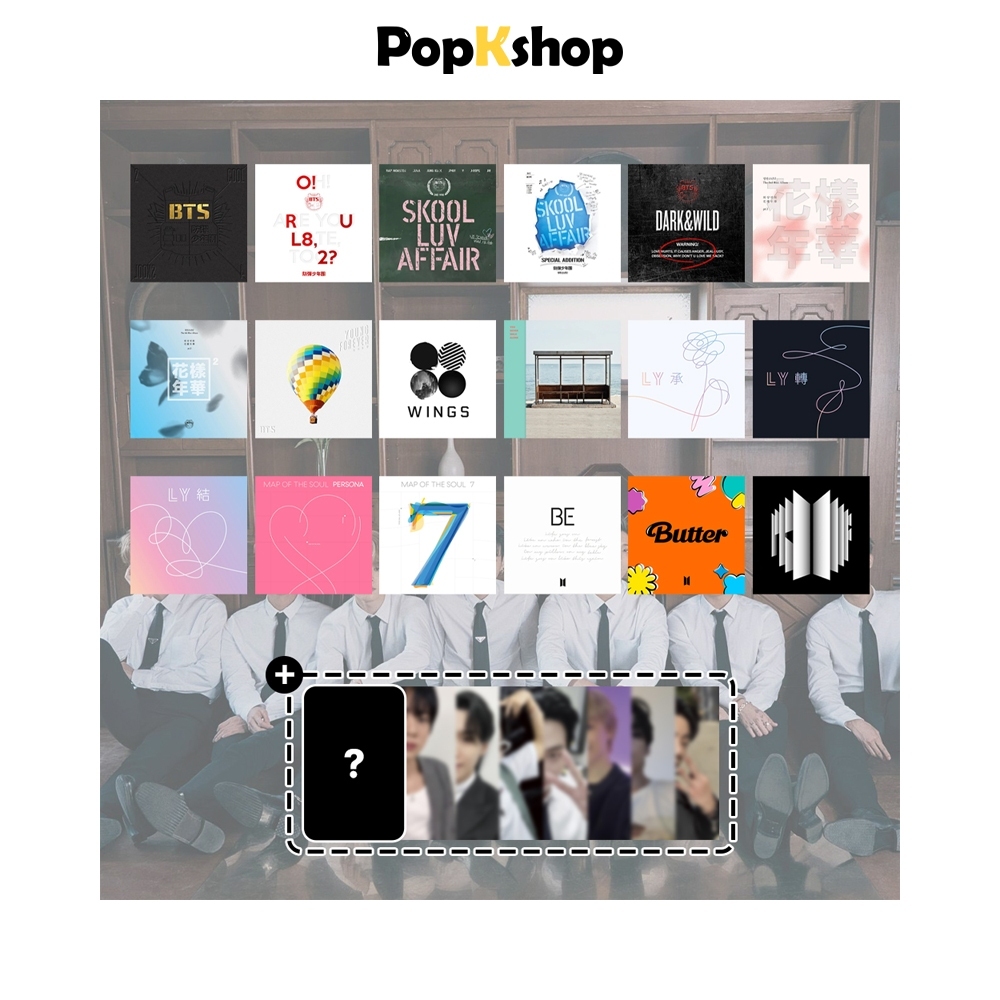 [QUÀ TẶNG] BTS Album HYYH WINGS YNWA 2 COOL 4 SKOOL LOVE YOURSELF PERSONA MOTS BE BUTTER PROOF