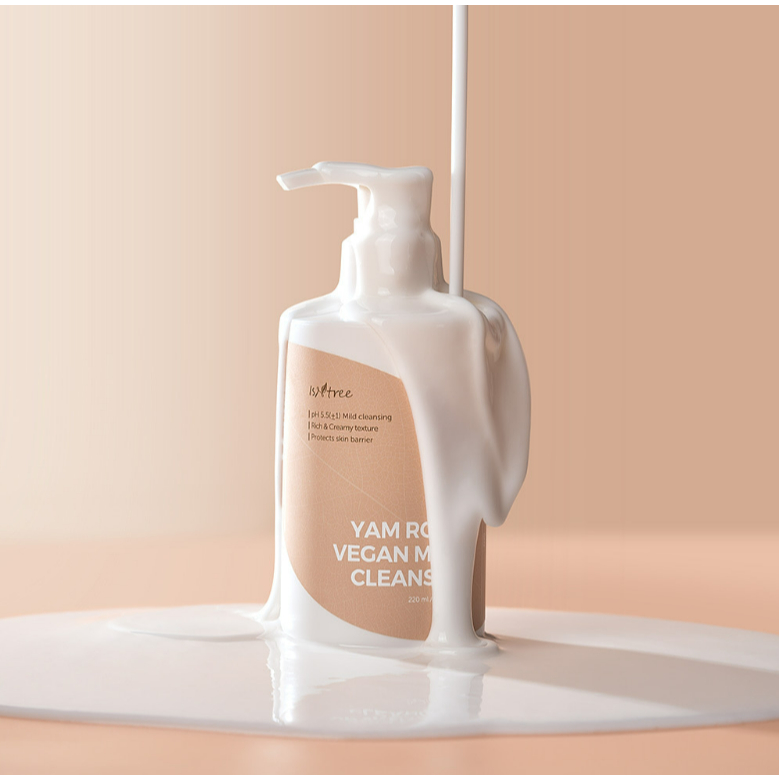 ISNTREE [Istree] Sữa rửa mặt thuần chay Andong Yam 220ml Sữa rửa mặt dưỡng ẩm nhẹ nhàng hàng ngày