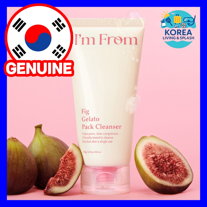 I 'm From Fig Gelato Pack Sữa rửa mặt 120g Pore Care Daily Smooth Texture Gelato Mud Cleanser