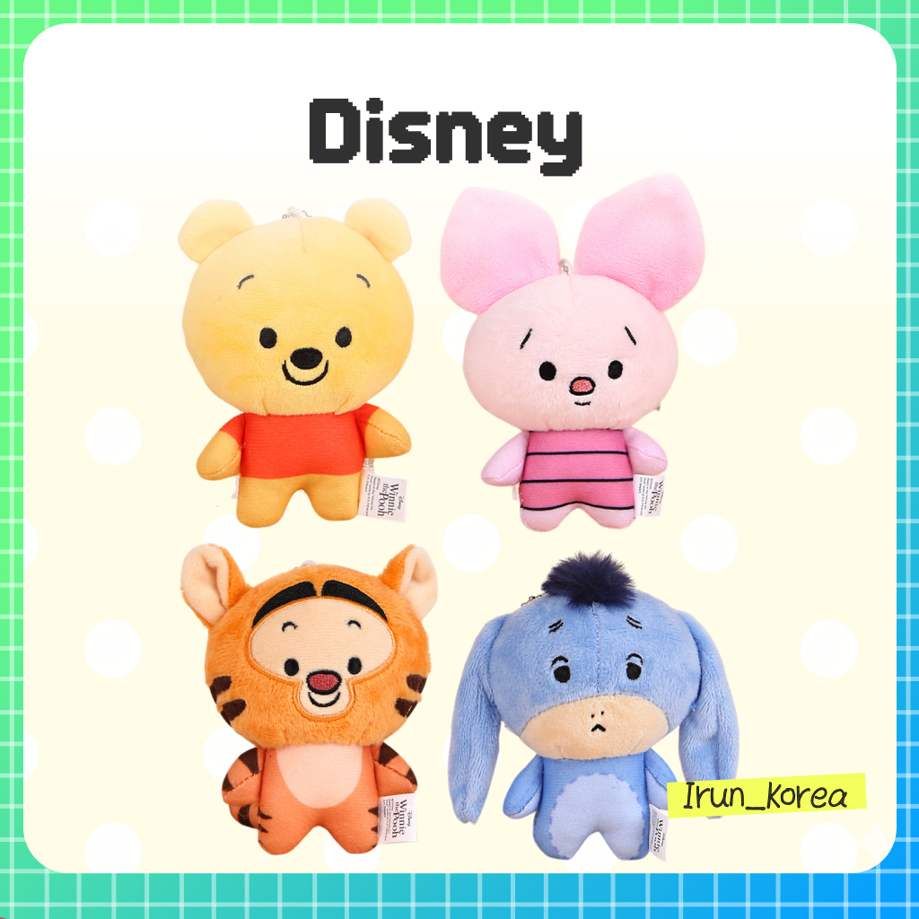 [DISNEY] Móc khóa sang trọng Disney Winnie the Pooh “Bébé ” (Eeyore / Piglet / Winnie the Pooh / Tig