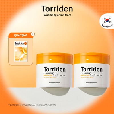 [Torriden Chính hãng] Spot Toning Pad Trắng sáng da CELLMAZING 70 miếng*2 , Toner pad