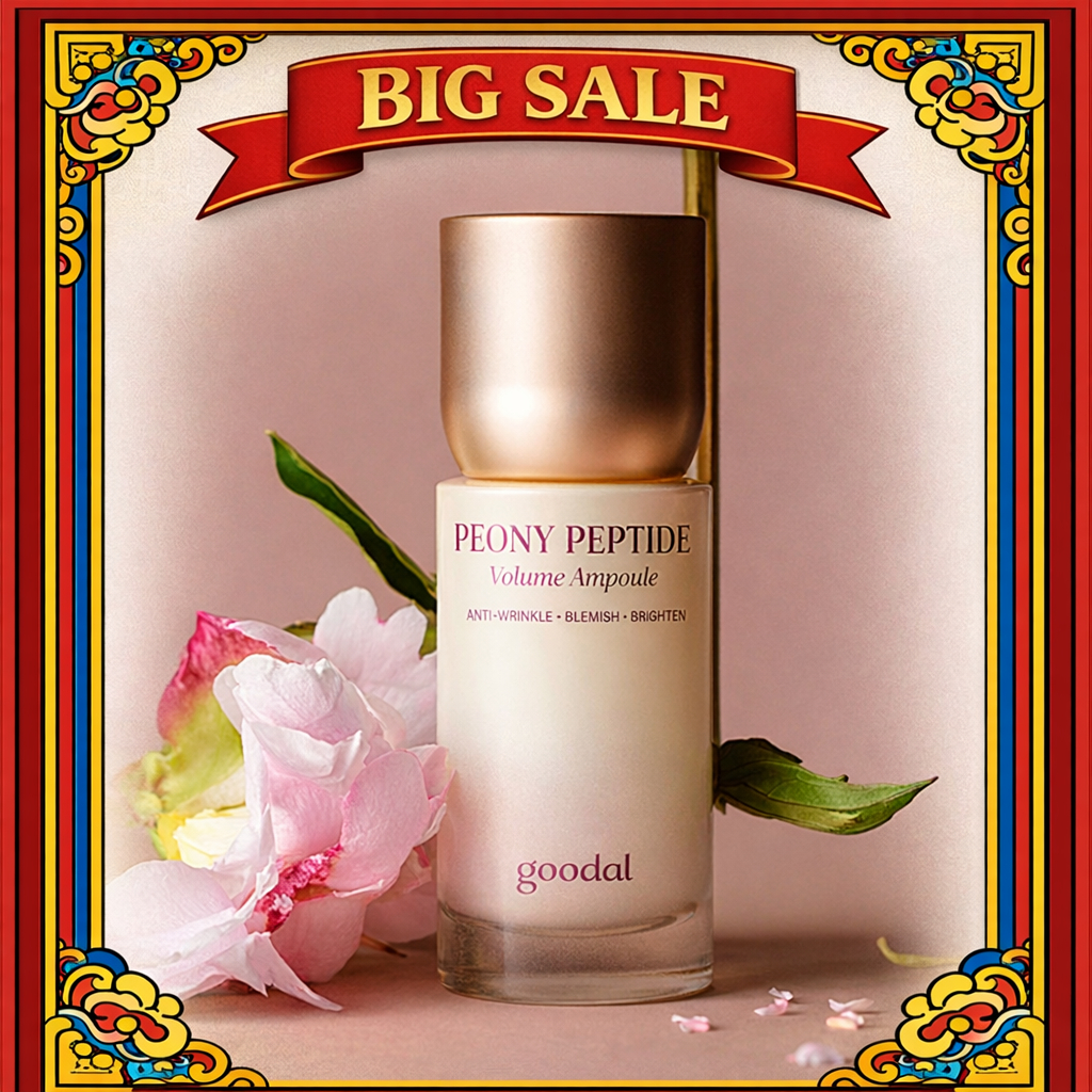 GOODAL Peony Peptide Wrinkle Trace Ampoule 50ml | Serum chăm sóc săn chắc & chống nhăn