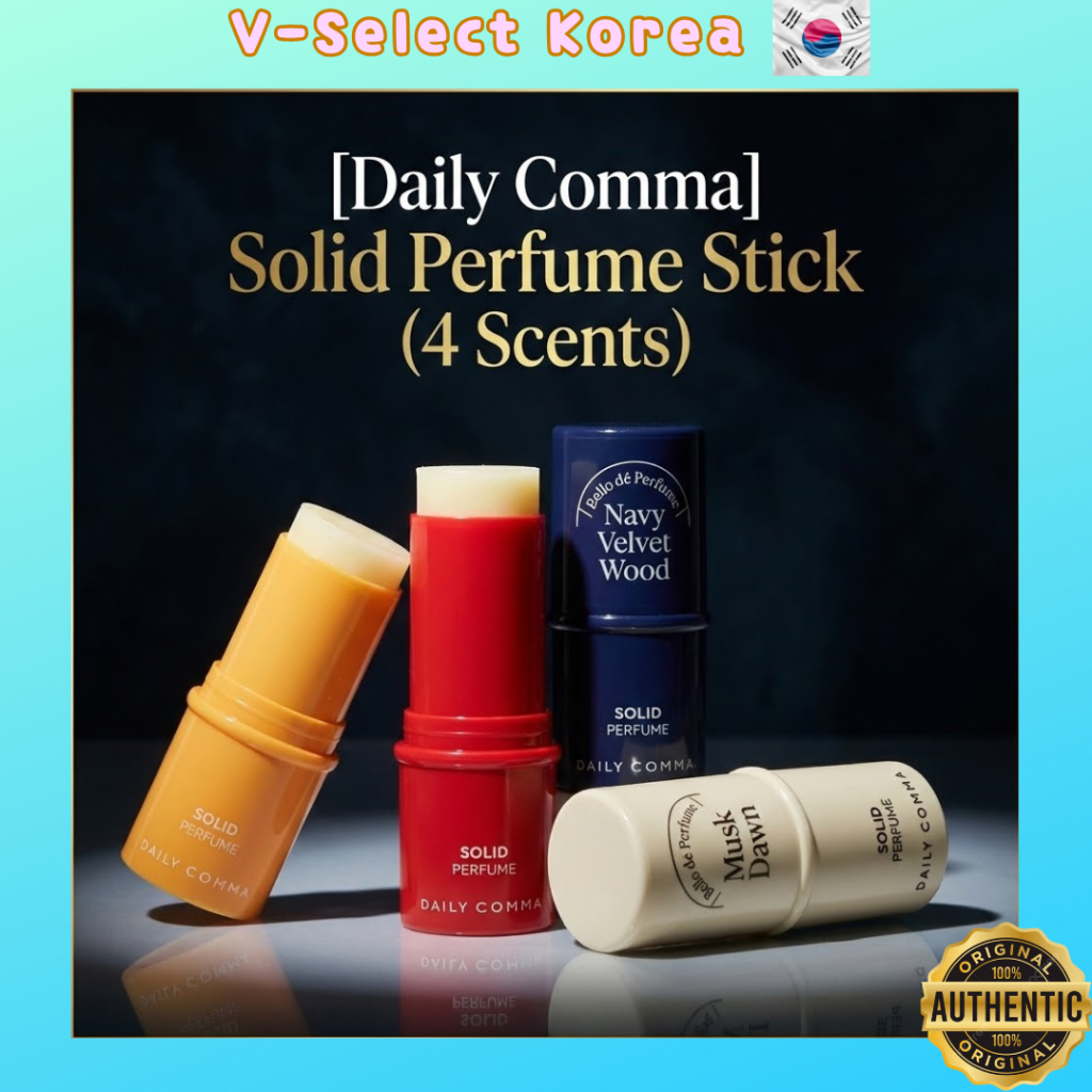 [HÀNG NGÀY COMMA] Kem dưỡng thể rắn 4,7g (Dear Rosie, Velvet Wood, Musk Dawn, Vanilla Jazz)