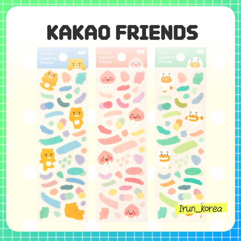 [KAKAO FRIENDS] Miếng dán hoa sen Kakao Friends April 3 loại