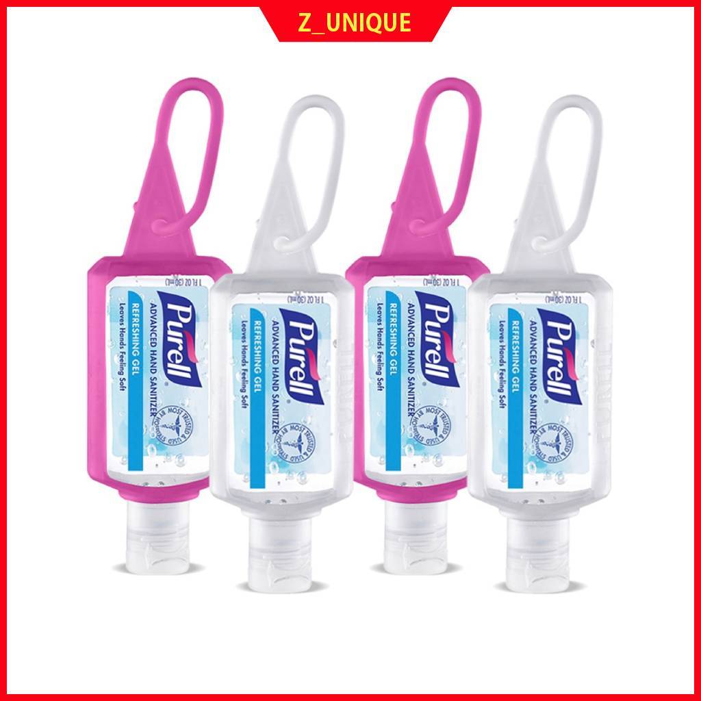 Gel rửa tay cầm tay PURELL 30ml, 1 bộ (4 cái) | Ethanol 70% | Quấn thạch kẹp | Du lịch & Chăm sóc hà