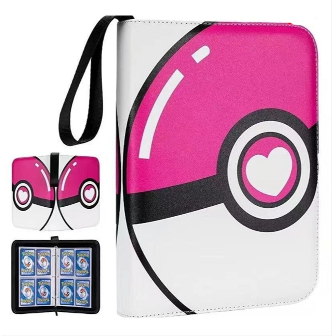 400 Thẻ Trading Card Collector Binder Album Book (Tương thích với thẻ Pokemon) – 6 kiểu dáng