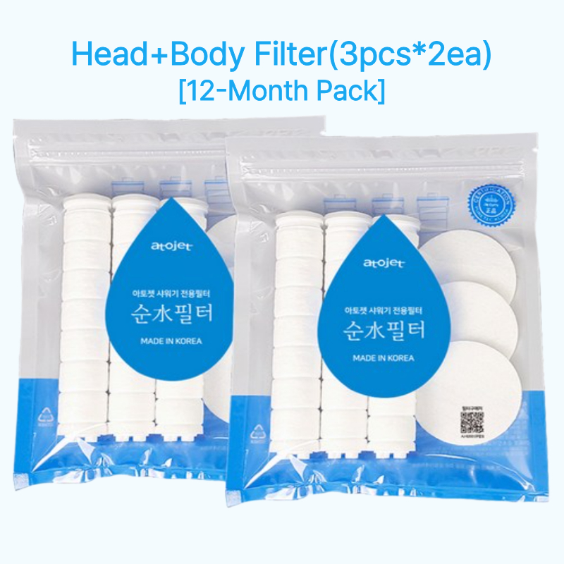[ATOJET] bộ lọc (vòi sen & Body) 3 cái * 2ea, Vận chuyển từ hàn quốc