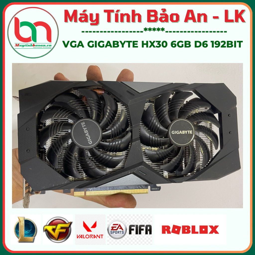 VGA MOD HX30 - NVIDIA CMP 30HX D6 6GB GDDR6 ~ 1660 super BH 30 ngày 1 đổi 1