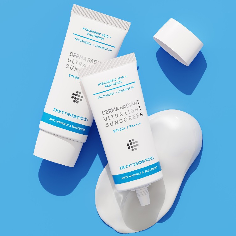 DERMA CENTRIC DERMA RADIANT ULTRA LIGHT SUNSCREEN 50ml Kem chống nắng chống tia cực tím