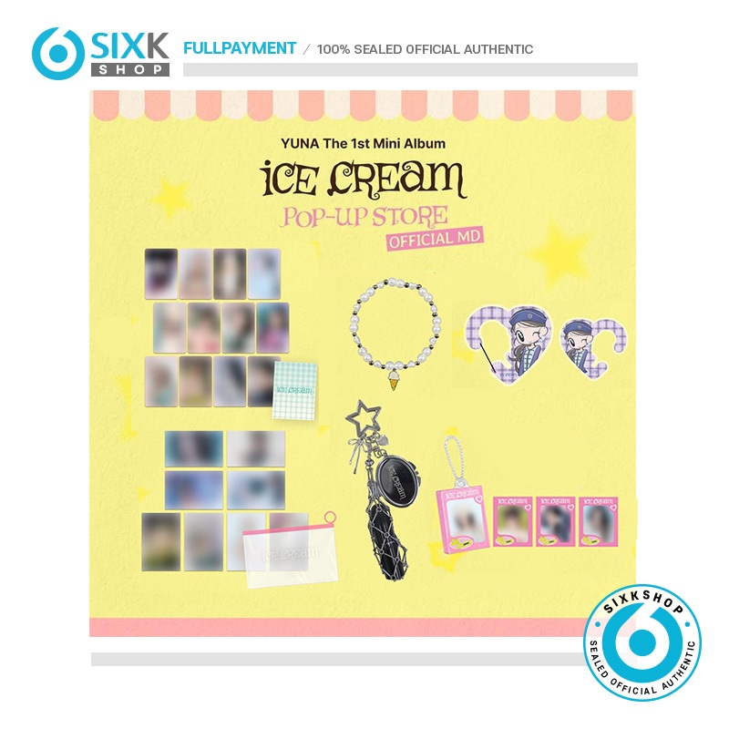 SIXKSHOP✨ITZY YUNA [Ice Cream] POP-UP STORE MD