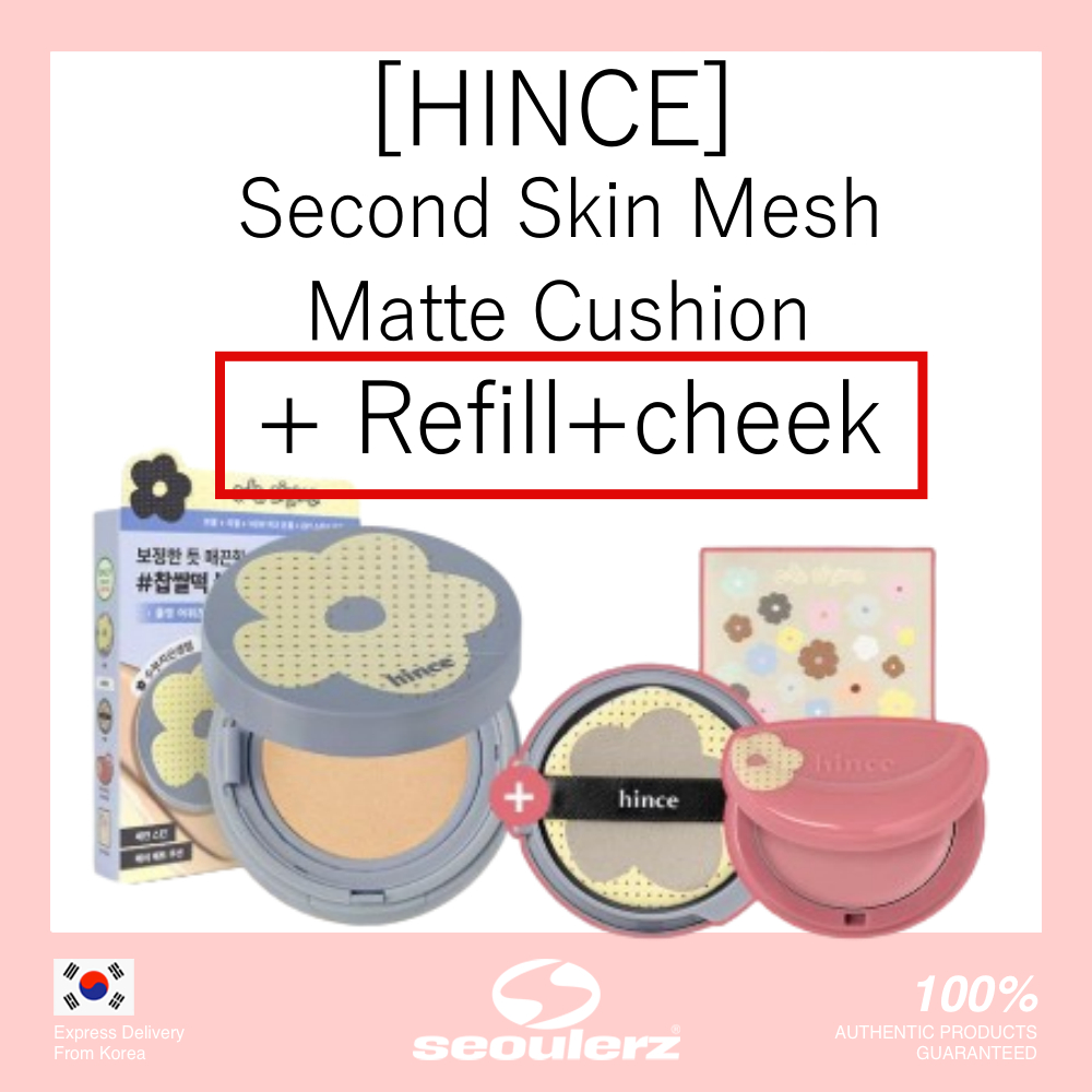 [HINCE] Second Skin Mesh Matte Cushion + Refill+cheek