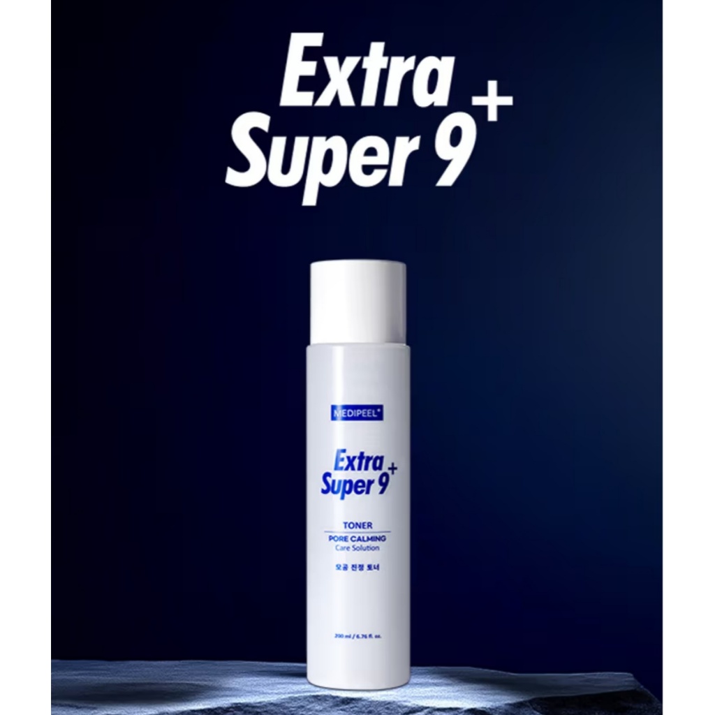 [MEDIPEEL] Extra Super 9 + Pore Calming Toner 200ml Soothing Hydrating Sebum Control Mỹ phẩm Hàn Quố