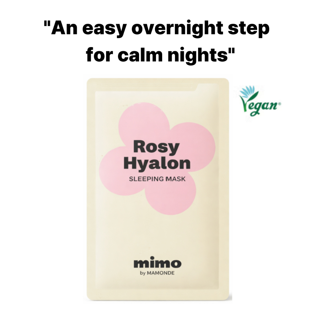 DAISO MIMO của MAMONDE Rosy Hyalon Mặt nạ ngủ 2.3ml x 6 – Dưỡng ẩm nhẹ Chăm sóc hàng ngày DC00