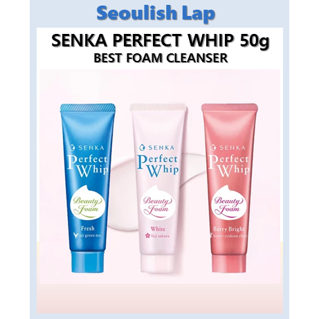[Seoulish Lap] Bọt rửa mặt SENKA Perfect Whip 50g (Rất sáng / Tươi / Trắng)