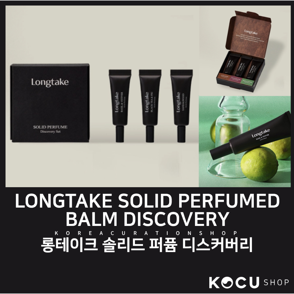 LONGTAKE BỘ SÁP NƯỚC HOA DISCOVERY SET 5ML X 3 | Solid Perfumed Balm Discovery Set