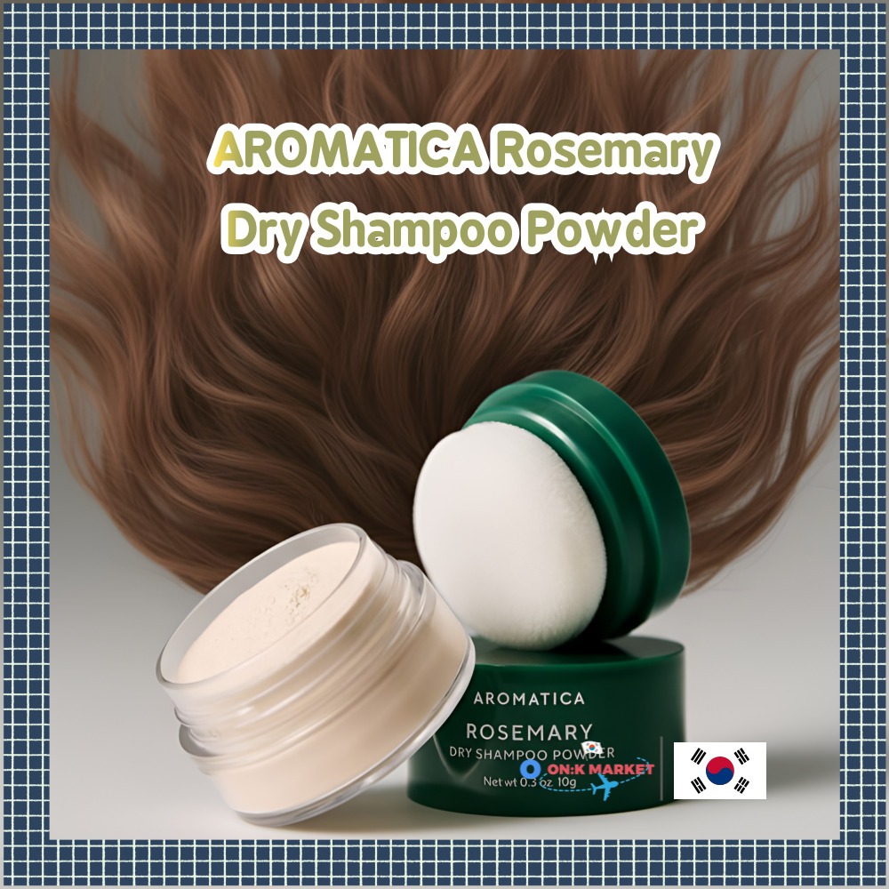 [AROMATICA] Dầu gội khô | Bột tóc hương thảo | Dầu gội kiểm soát dầu | Dầu gội không rửa | Chăm sóc 