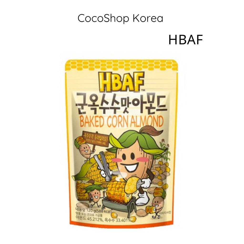 Hạnh nhân rang HBAF Vị ngô 120g| CocoShop