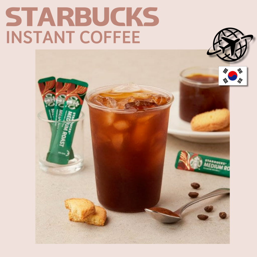 [STARBUCKS] Que cà phê hòa tan Americano & Cafe Moments | Rang vừa / tối / vàng | Sáng & Mịn | Không