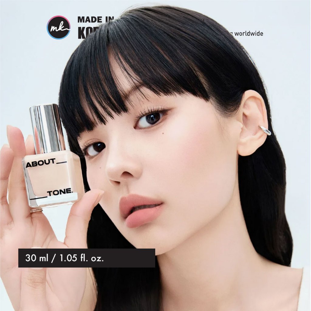 [ABOUT_TONE] Kem Nền Mịn Nhẹ 30ml | Che Phủ Tự Nhiên Lâu Trôi