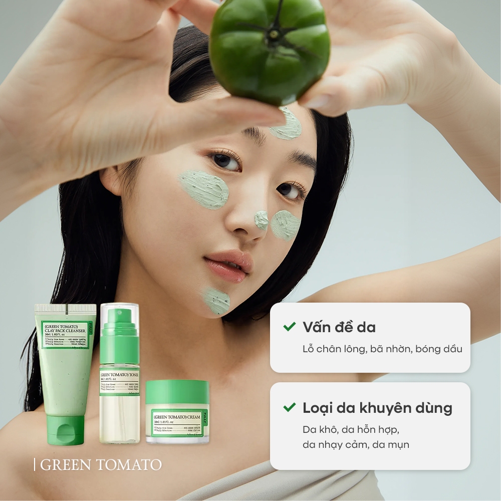 [FULLY Chính Hãng] Fully Bộ Kit thử Cà Chua Xanh, Gồm Sữa rửa mặt nạ 30ml, Toner 30ml, Kem dưỡng 30ml | BigBuy360 - bigbuy360.vn