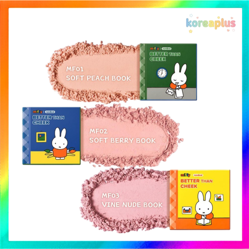 [MIFFY] Miffy Better Than Cheek (Sách đào mềm MF01, MF02, MF03)