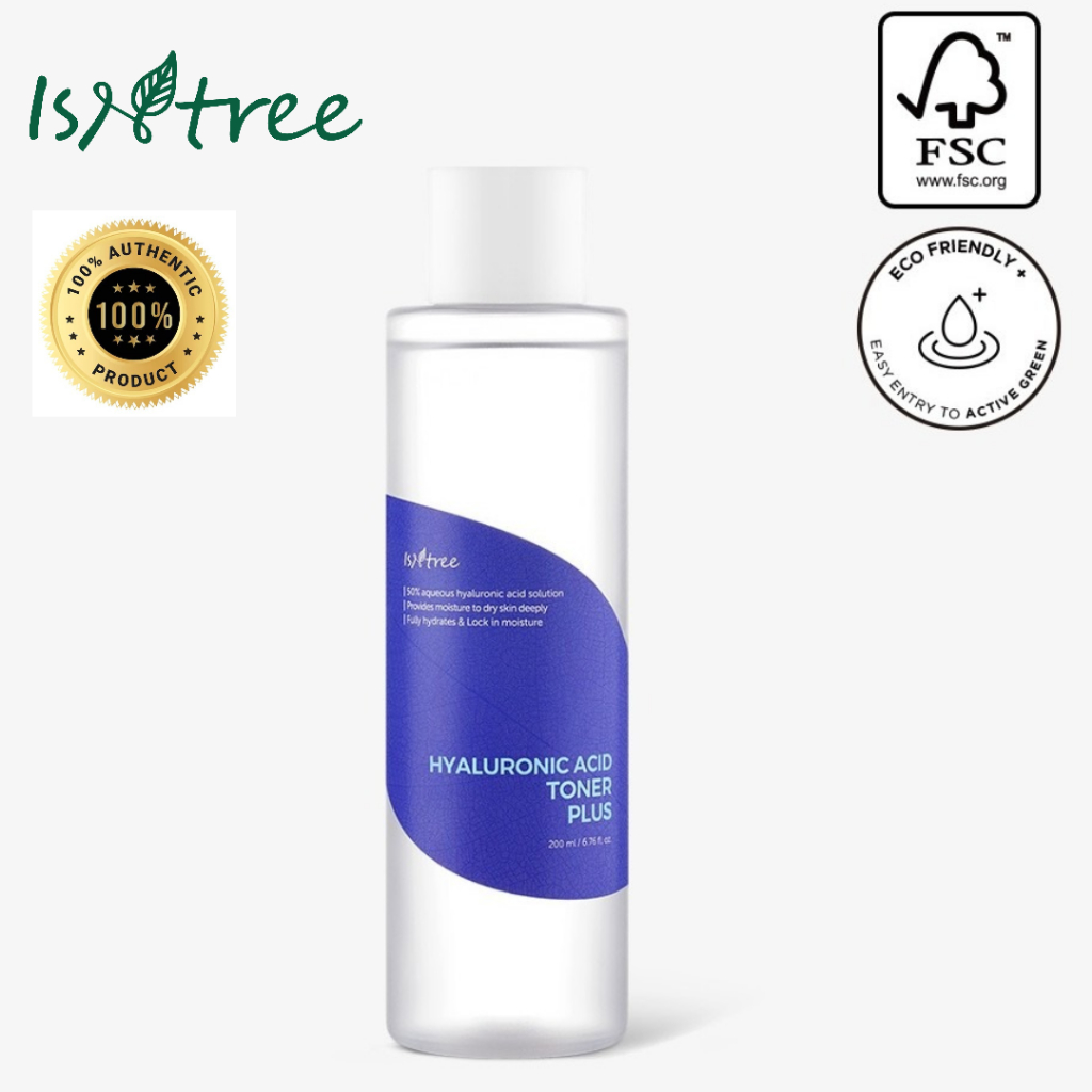 ISNTREE Istree Hyaluronic Acid Toner Plus 200ml Hydrating Moisture Toner 5 Loại Hyaluronic Acid Chăm