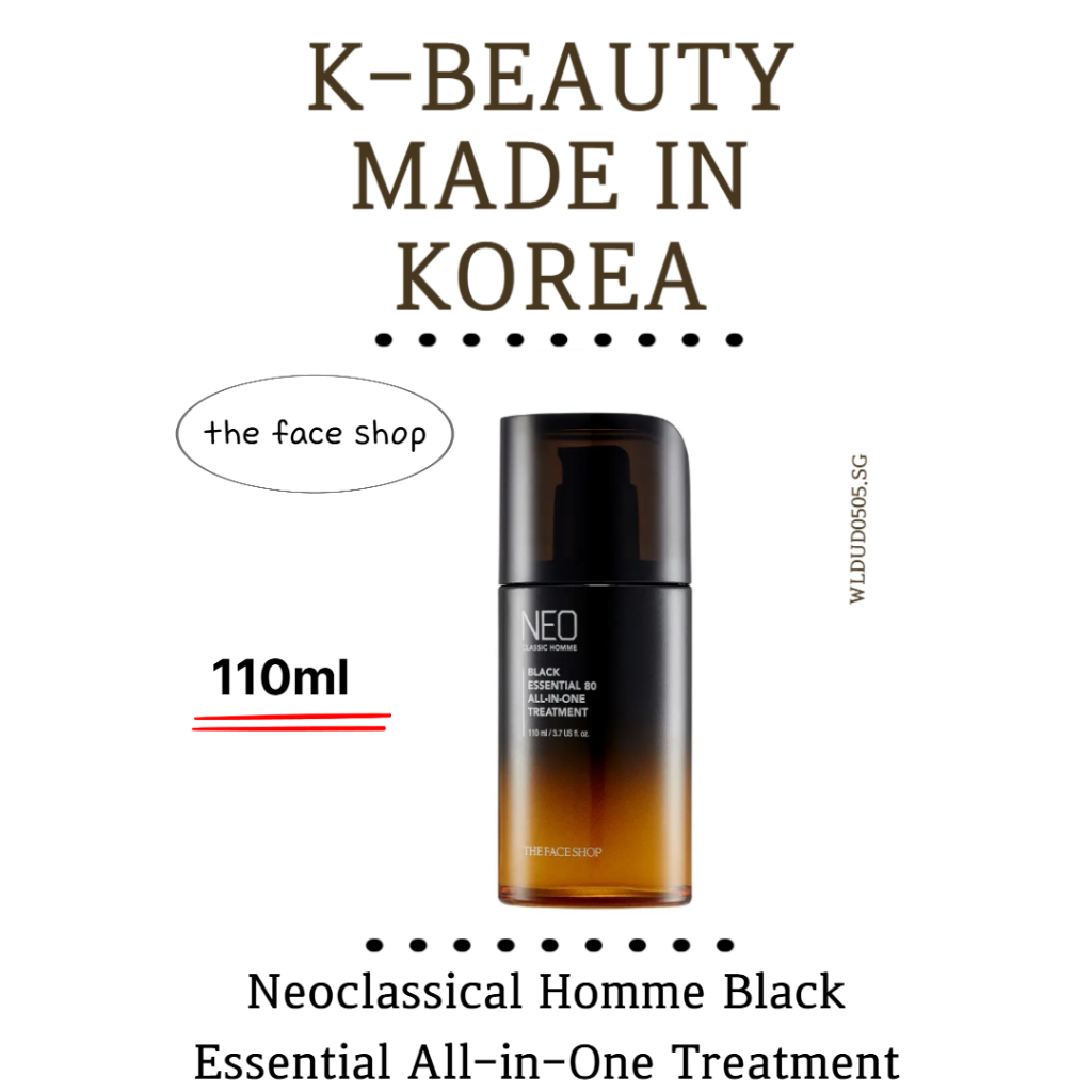 The face shop Neoclassical Homme Black Essential All-in-One Treatment 110 ml