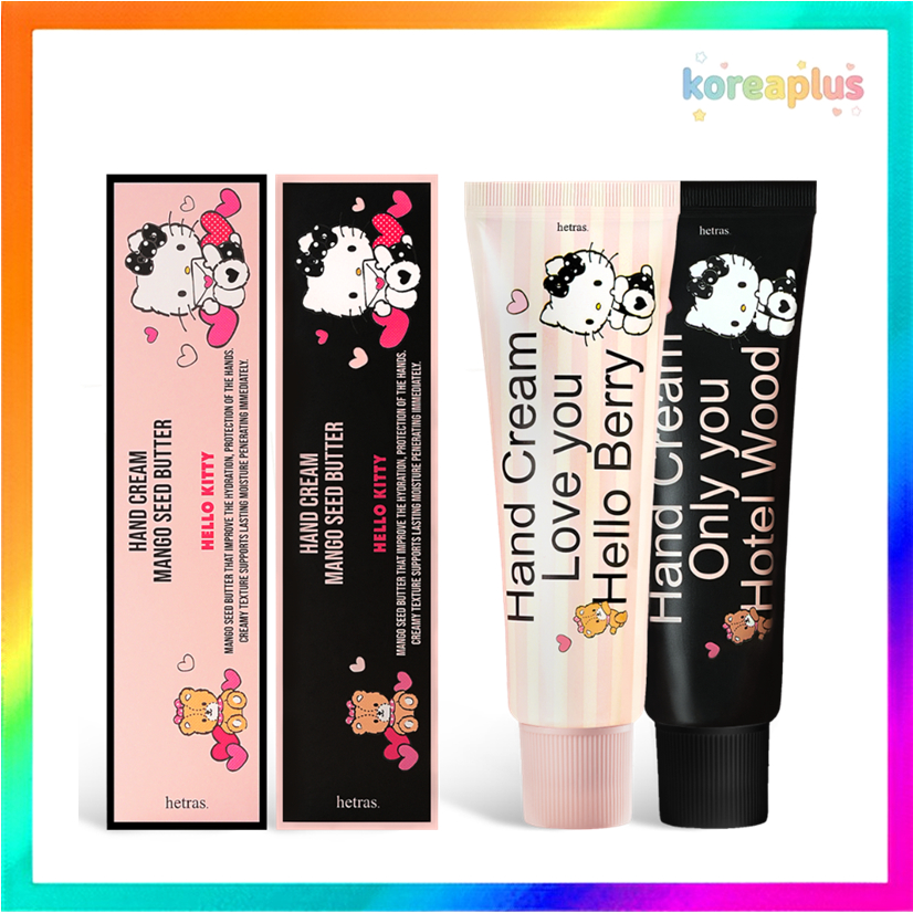 [HETRAS] Kem dưỡng tay nước hoa Hello Kitty 50ml (Hello Berry / Hotel Wood)