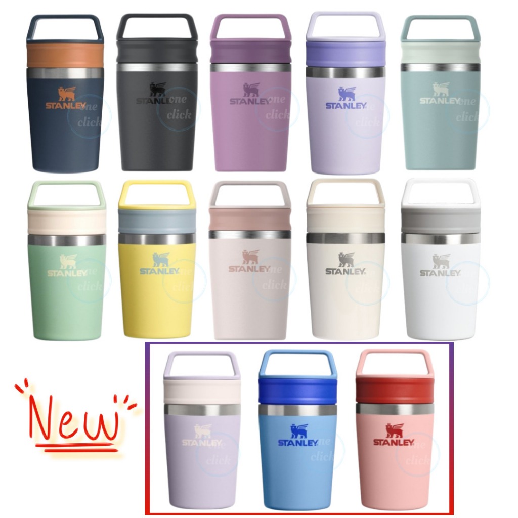 Stanley The Cafe To Go Travel Mug 236ml 8oz | 13 Màu Sắc Ly Giữ Nhiệt Cao Cấp Inox 304 Chống Tràn