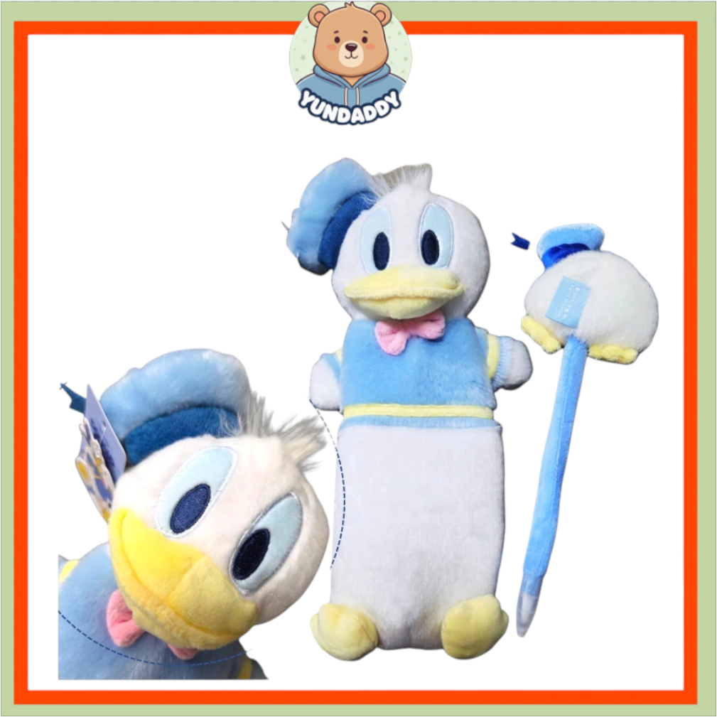 [DISNEY] Butter Shop Marine Donald Duck Fluffy Pen / Pouch tiệm bơ hàn quốc