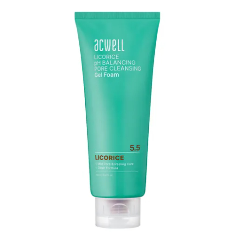 Acwell Licorice pH Balancing Pore Cleansing Gel Foam 160ml